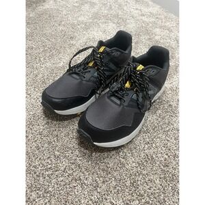 New Balance 410 v7 Trail Running Shoes Mens Black Grey Yellow Size  13